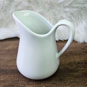 Pillivuyt Vintage French White Ceramic Porcelain Pitcher